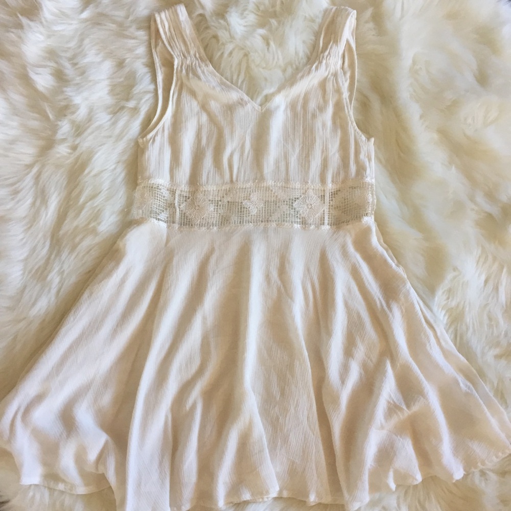 Free people XS dress ivory cream